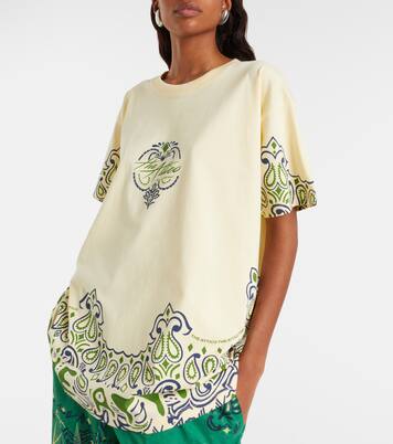 Bandana oversized cotton jersey T-shirt | The Attico