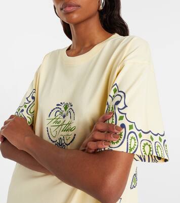 Bandana oversized cotton jersey T-shirt | The Attico