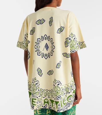 Bandana oversized cotton jersey T-shirt | The Attico