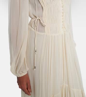 Briane gathered muslin maxi dress | Marant Etoile