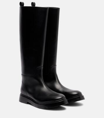 Bank leather knee-high boots | Proenza Schouler