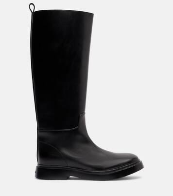 Bank leather knee-high boots | Proenza Schouler