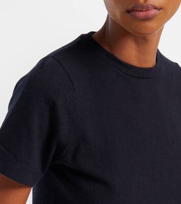 T-Shirt Tina aus Baumwolle und Kaschmir | Extreme Cashmere