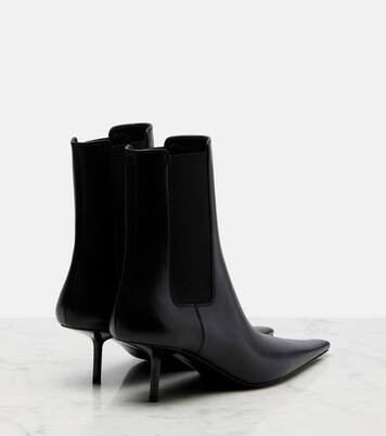 Victoire 55 leather ankle boots | Saint Laurent