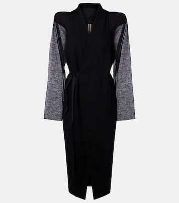 Cyclops wool wrap coat | Rick Owens