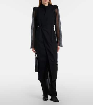 Cyclops wool wrap coat | Rick Owens