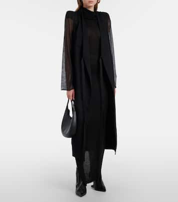 Cyclops wool wrap coat | Rick Owens