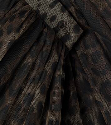 Bedruckter Rock aus Tüll | Dolce&Gabbana Kids