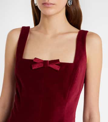 Minikleid Brooke aus Baumwollsamt | Markarian