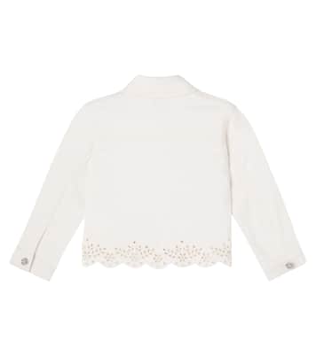 Veste en jean à cristaux | Self-Portrait Kids