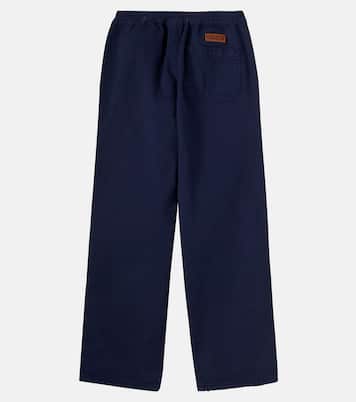 Matcha cotton and linen pants | Bonton