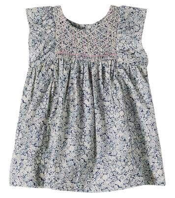 Baby Cadelili floral smocked cotton dress | Bonpoint