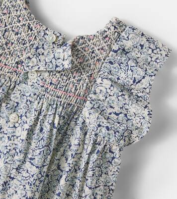 Baby Cadelili floral smocked cotton dress | Bonpoint