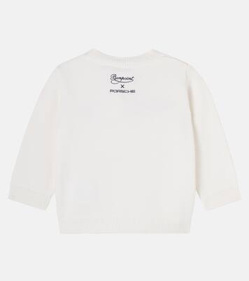x Porsche cotton and cashmere sweater | Bonpoint