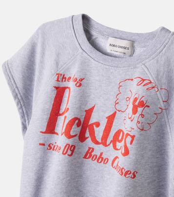 Pickles The Dog cotton fleece T-shirt | Bobo Choses