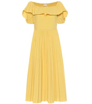 Abito plissé in misto cotone | REDValentino
