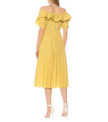Abito plissé in misto cotone | REDValentino