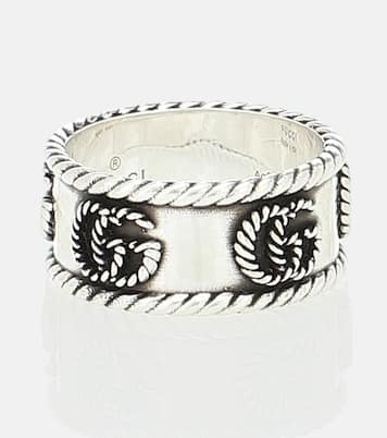 Anello Doppia G in argento sterling | Gucci