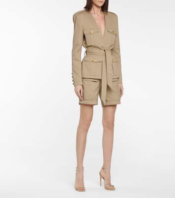 Shorts aus Baumwoll-Twill | Alexandre Vauthier