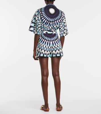 Shorts in cotone con stampa | Valentino