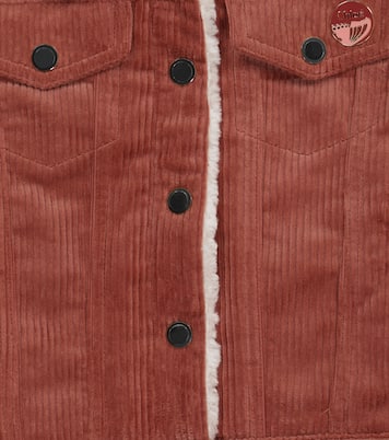 Stretch-cotton corduroy jacket | Chloé Kids