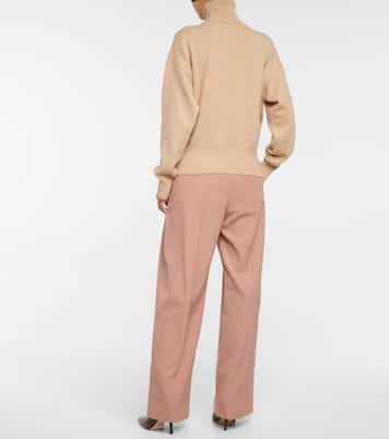 Cutout cashmere-blend knit sweater | Victoria Beckham