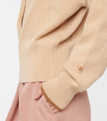 Cutout cashmere-blend knit sweater | Victoria Beckham