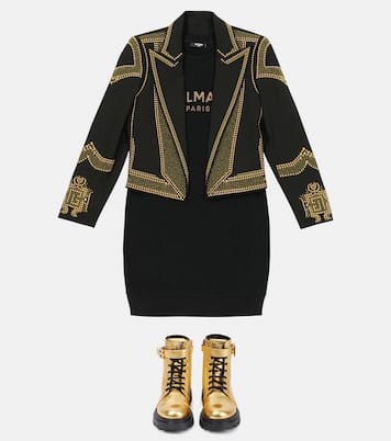 Verzierte Jacke aus Wolle | Balmain Kids