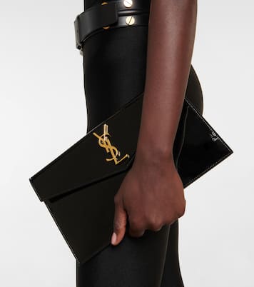 Clutch Uptown de charol | Saint Laurent