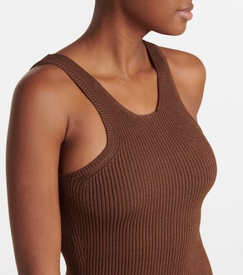 Ribbed-knit tank midi dress | Toteme