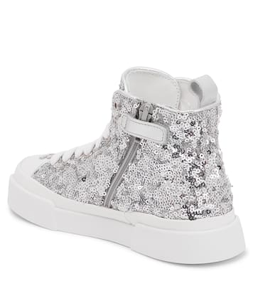 Portofino sequined sneakers | Dolce&Gabbana Kids