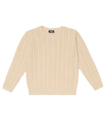 Pullover in lana a trecce | Il Gufo