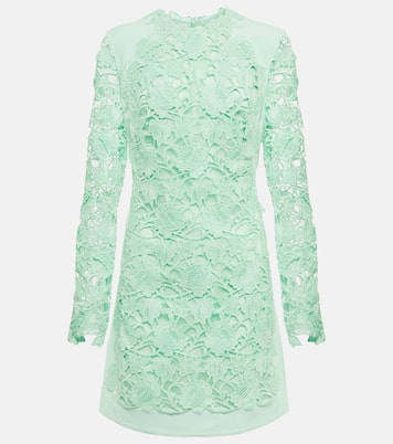 Embroidered cotton-blend minidress | Giambattista Valli