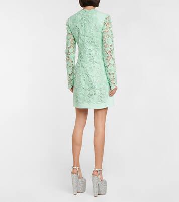 Embroidered cotton-blend minidress | Giambattista Valli