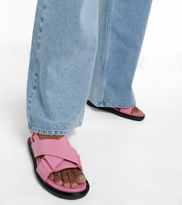 Sandalias de piel Fussbett | Marni