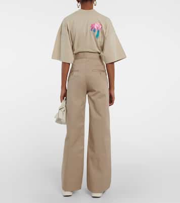 Weite Low-Rise-Hose | Palm Angels
