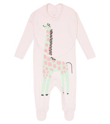 Baby - Set di tutina e bavaglino in cotone | Stella McCartney Kids