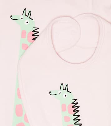 Baby - Set di tutina e bavaglino in cotone | Stella McCartney Kids
