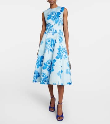 Bedrucktes Midikleid Mara aus Duchesse | Emilia Wickstead