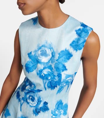 Bedrucktes Midikleid Mara aus Duchesse | Emilia Wickstead