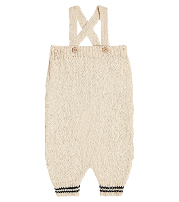 Baby Silver knit overalls | 1 + in the Family