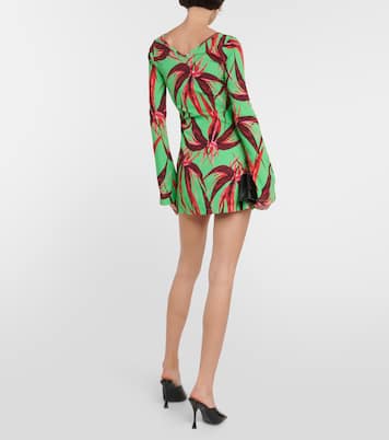 Bedrucktes Minikleid aus Jersey | Louisa Ballou