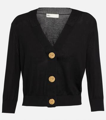 Cropped cotton cardigan | Tory Burch