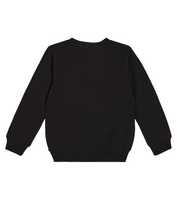 Sudadera de jersey de algodón con logo | Balmain Kids