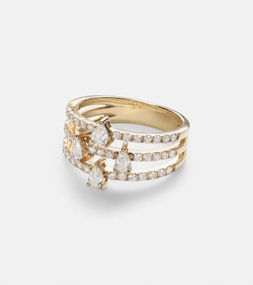 Bague Héra en or 18 ct et diamants | Persée