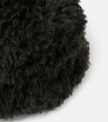 Bird faux fur bucket hat | Goldbergh
