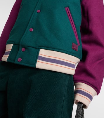Wool-blend varsity jacket | Acne Studios