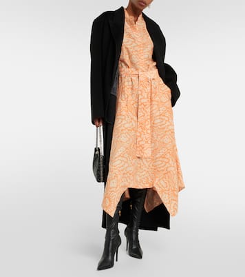 Bedrucktes Midikleid aus Seide | Stella McCartney