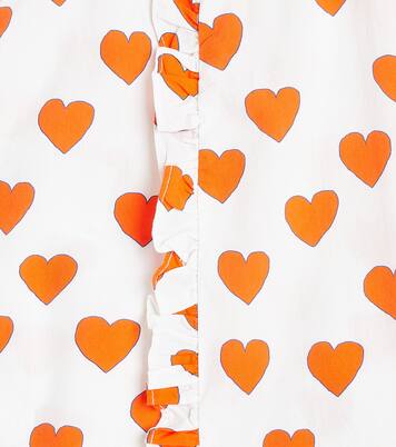 Bebé - mono Hearts de popelín de algodón | Tinycottons