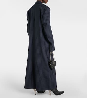Cappotto gessato oversize in lana | Vetements
